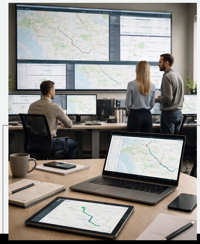 Трекинг грузов и Fleet Management, мониторинг автопарка в Одинцове