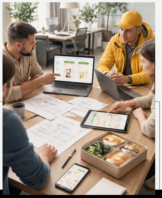 Разработка агрегатора доставки еды в Одинцове от 15534 р., АвикейДнц