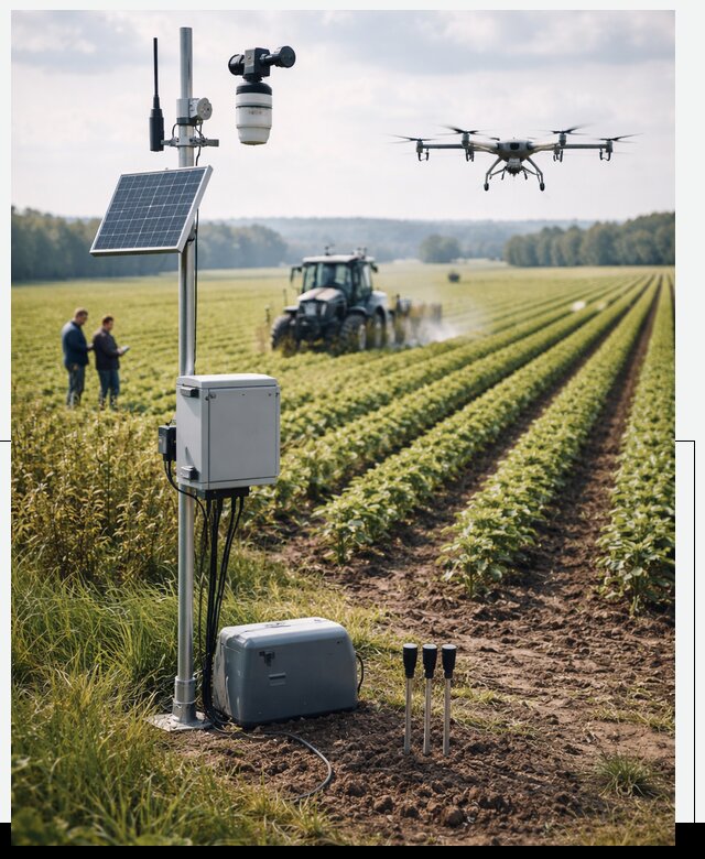 Разработка IoT мониторинга полей в Одинцове от 8803 р. | АвикейДнц